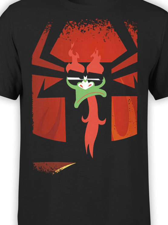 1302 Samurai Jack T Shirt Contempt Front Color