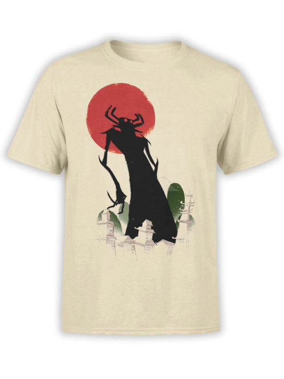 1305 Samurai Jack T Shirt Silhouette Front