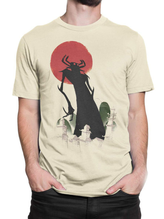1305 Samurai Jack T Shirt Silhouette Front Man 2