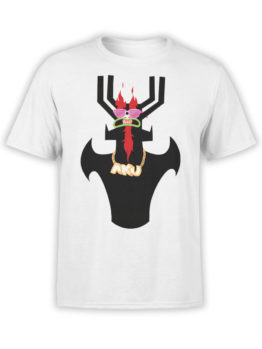 1308 Samurai Jack T Shirt Cool Aku Front