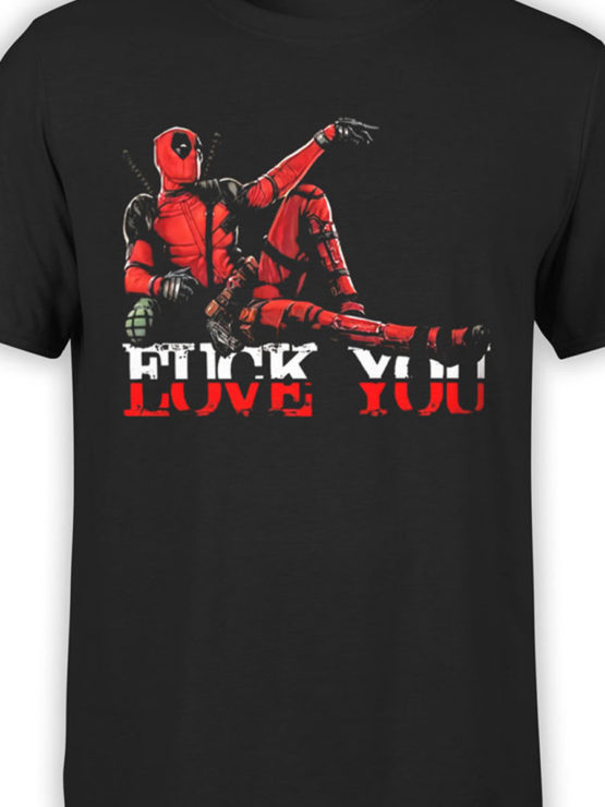 1314 Deadpool T Shirt Love You Front Color