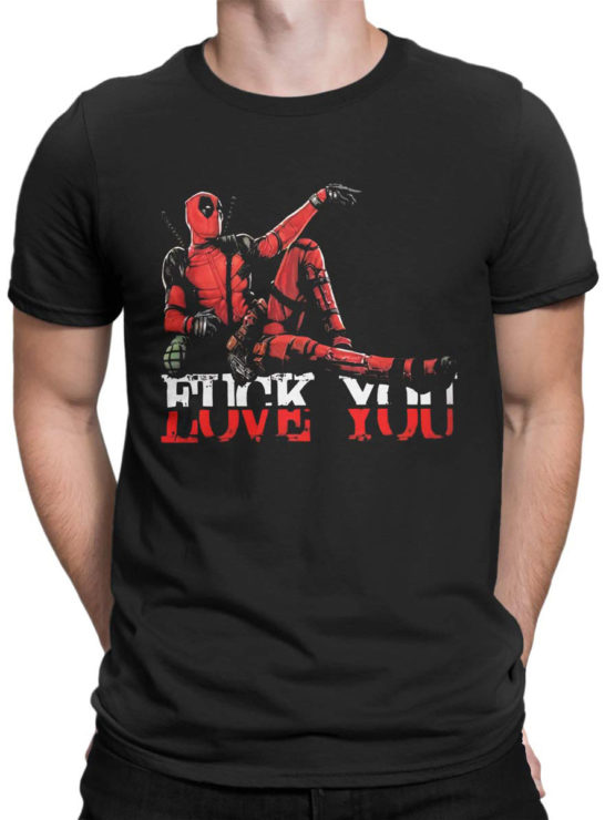 1314 Deadpool T Shirt Love You Front Man