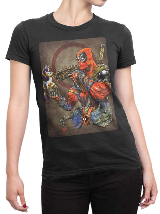 1316 Deadpool T Shirt Hey Front Woman