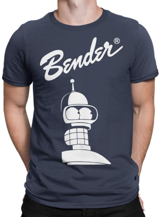 1331 Futurama T Shirt Bender Rodriguez Front Man