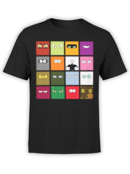 1336 Futurama T Shirt Faces Front