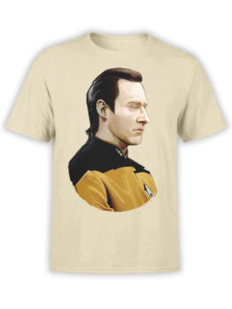 1351 Star Trek T Shirt Data Front