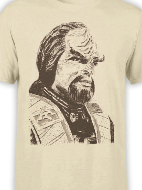 1353 Star Trek T Shirt Worf Front Color