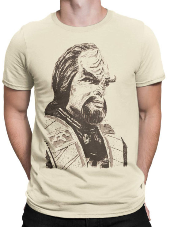 1353 Star Trek T Shirt Worf Front Man