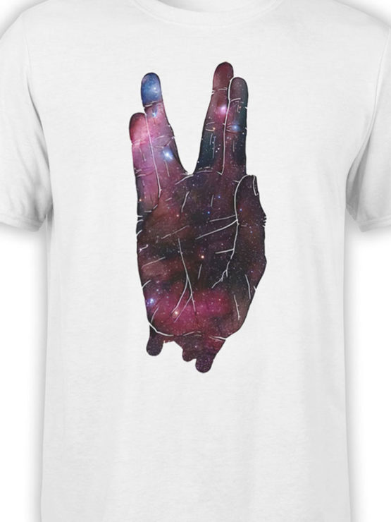 1355 Star Trek T Shirt Hand Front Color