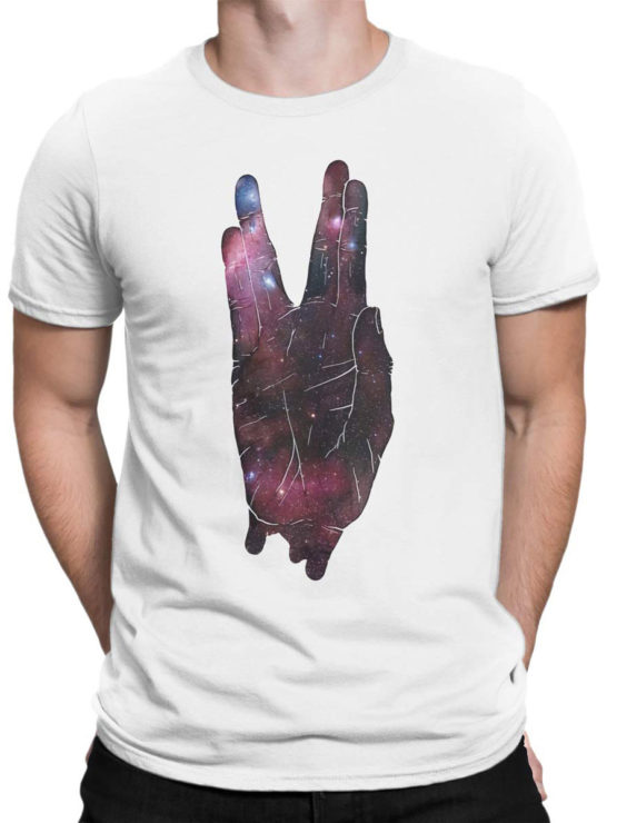 1355 Star Trek T Shirt Hand Front Man