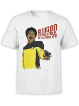 1360 Star Trek T Shirt Klingon Front
