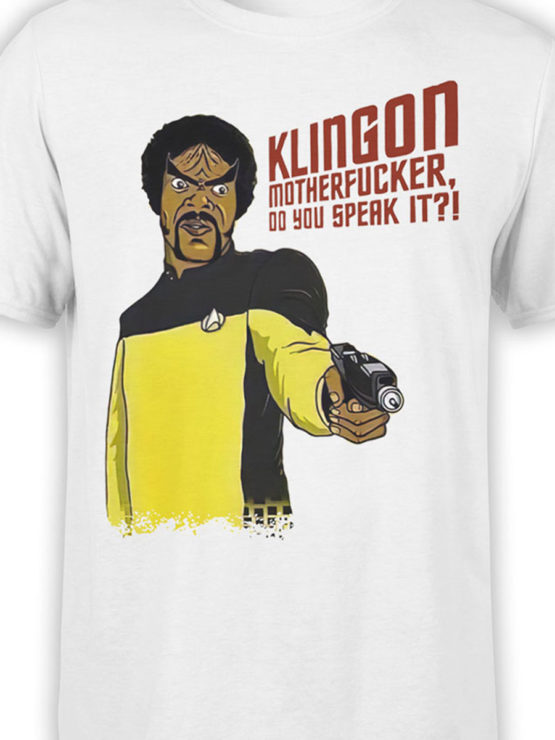 1360 Star Trek T Shirt Klingon Front Color