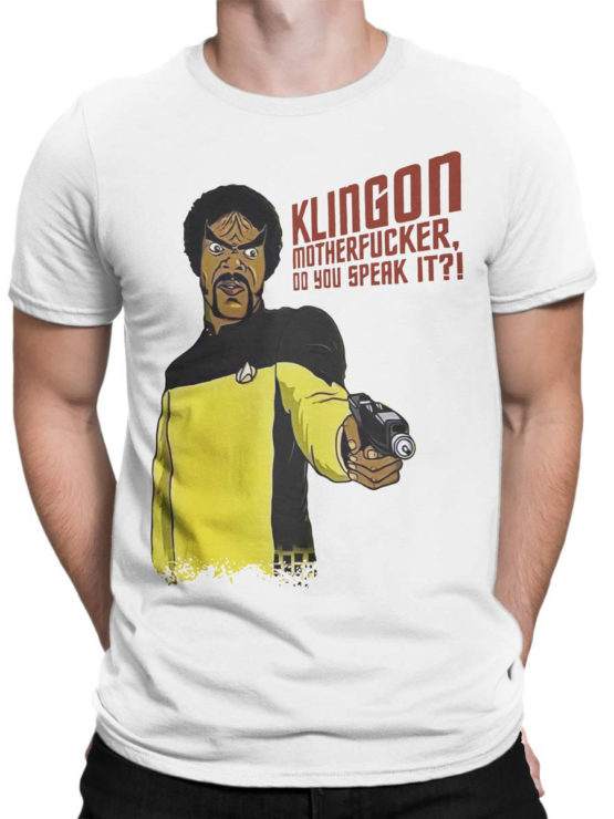 1360 Star Trek T Shirt Klingon Front Man