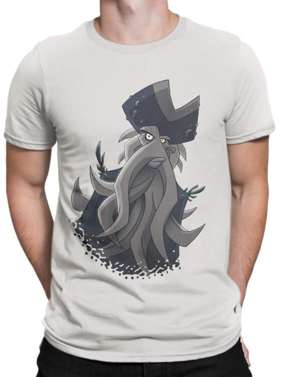 1376 Pirates of the Caribbean T Shirt Cute Davy Jones Front Man