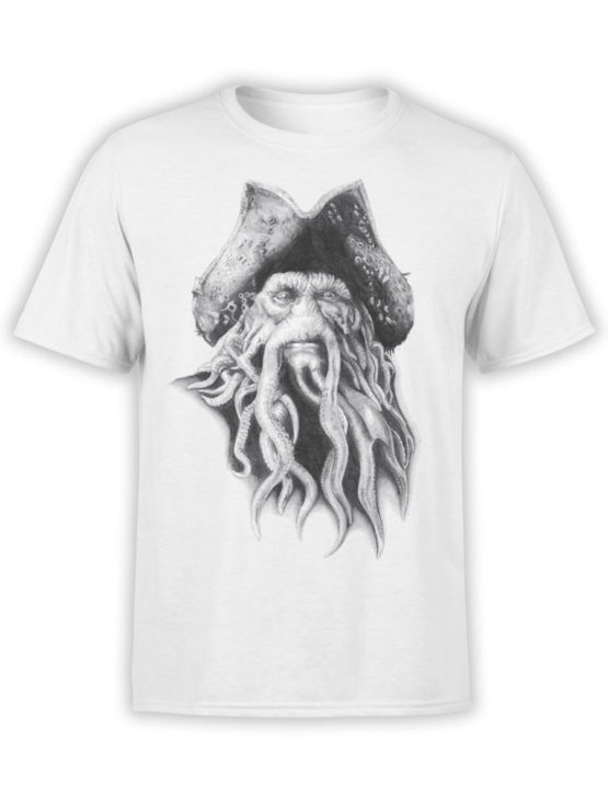 1379 Pirates of the Caribbean T Shirt Davy Jones Front