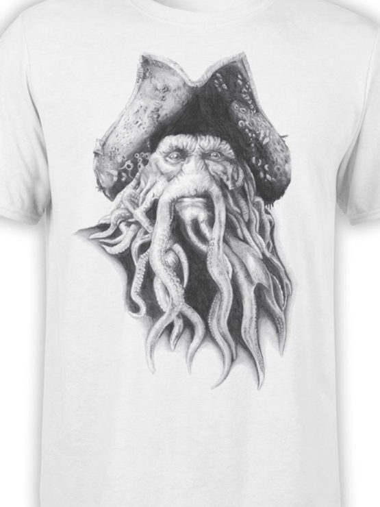 1379 Pirates of the Caribbean T Shirt Davy Jones Front Color