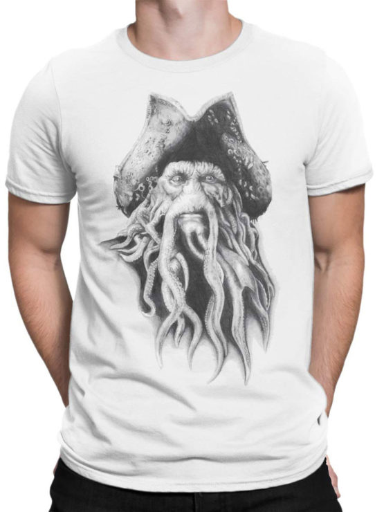 1379 Pirates of the Caribbean T Shirt Davy Jones Front Man