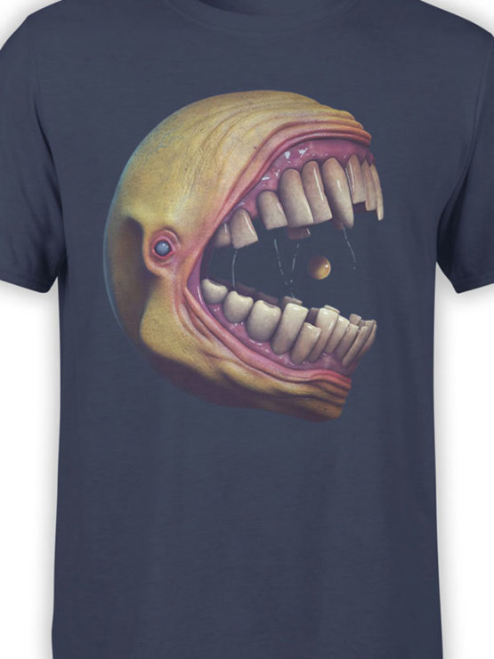 1395 Pac Man T Shirt Pac Monster Front Color