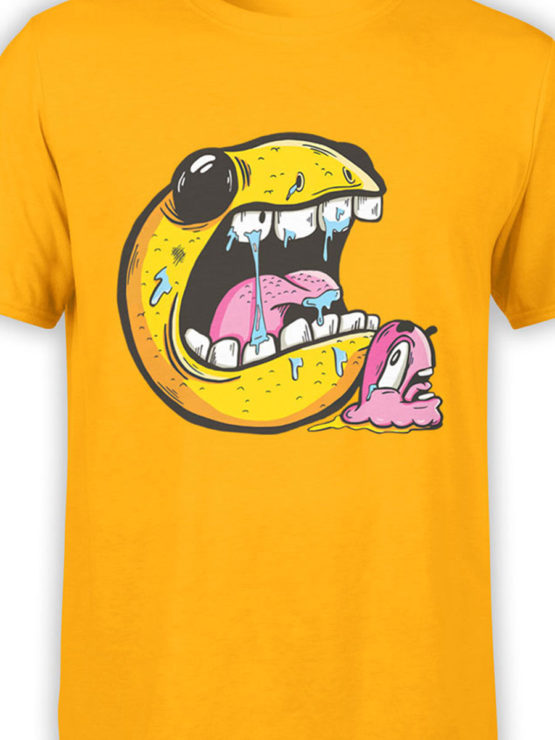 1397 Pac Man T Shirt Chase Front Color