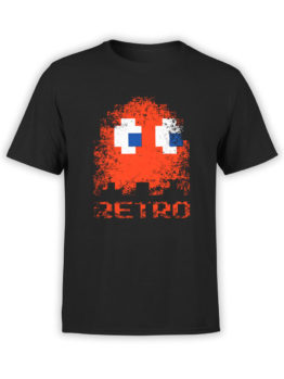 1399 Pac Man T Shirt Retro Front