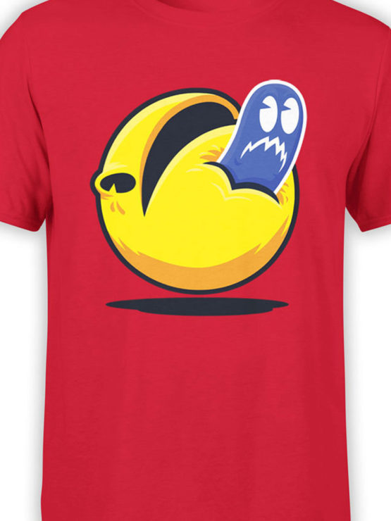 1400 Pac Man T Shirt Spirit Front Color