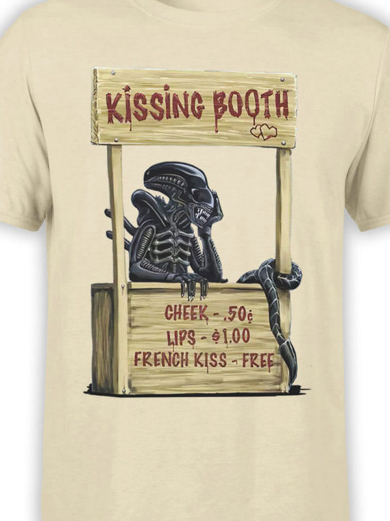 1757 Kissing Booth T Shirt Funny Alien T Shirt Front Color
