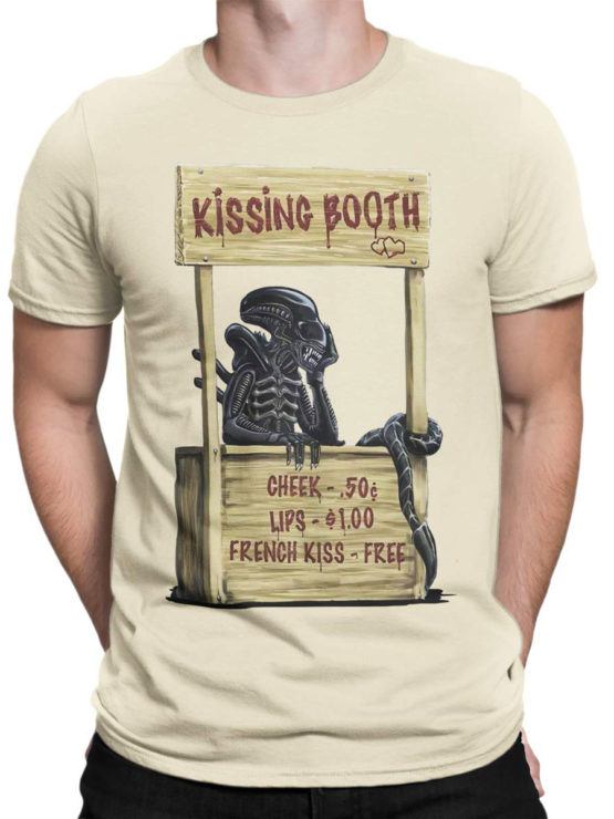 1757 Kissing Booth T Shirt Funny Alien T Shirt Front Man