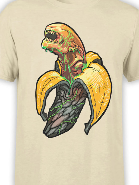 1759 Bananalien T Shirt Funny Alien T Shirt Front Color